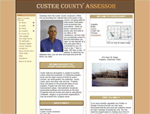 Tablet Screenshot of custer.okcountyassessors.org